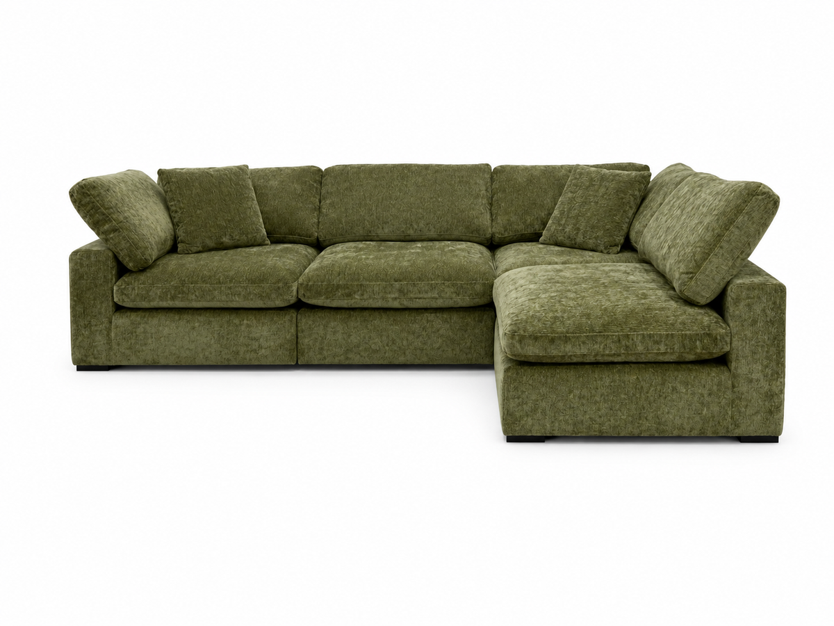 Snug Modular Sofa - Green - 4pc