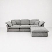 Nest | Light Grey | Sofa | 3pc + Ottoman