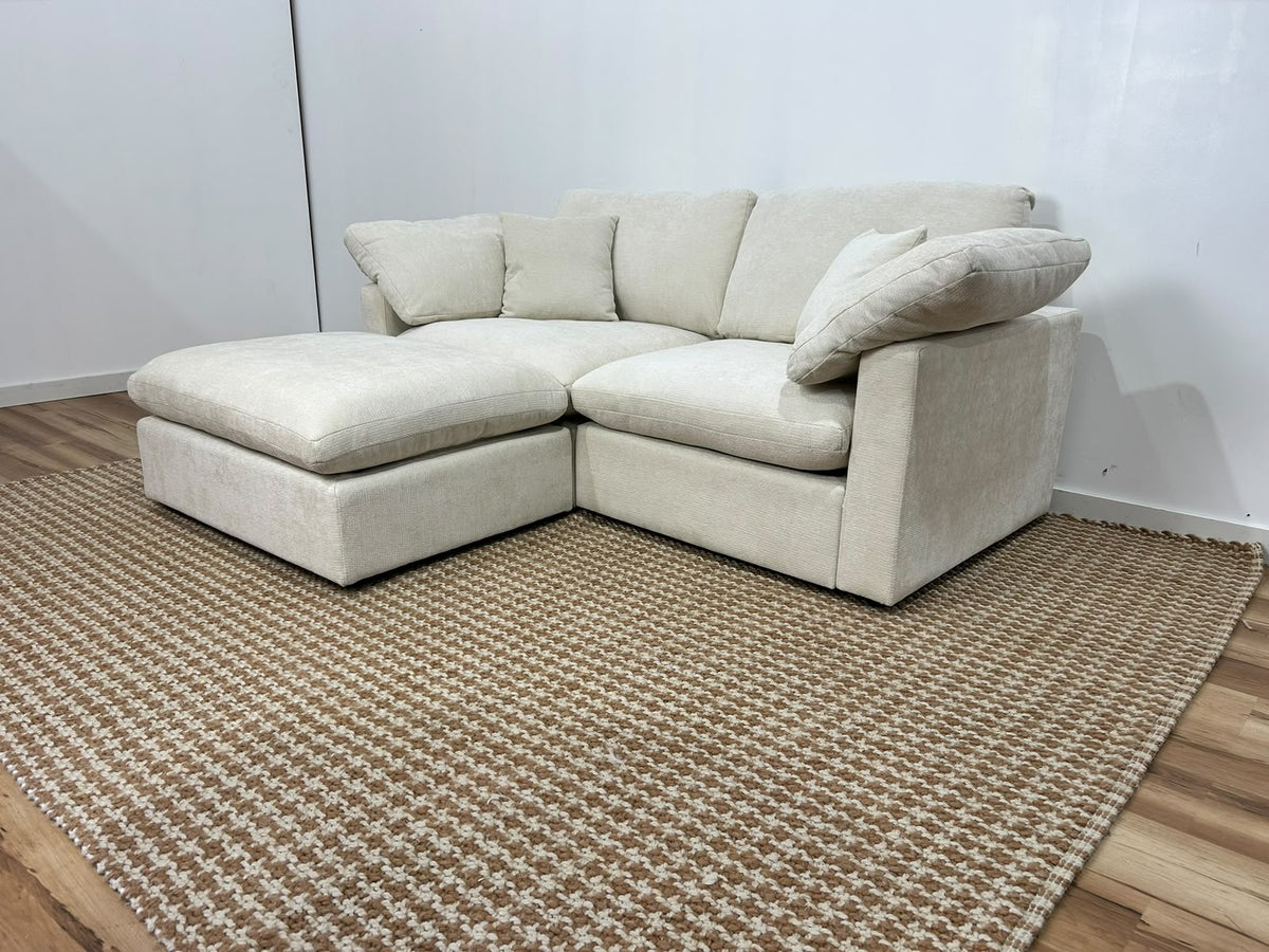 Nest | Cream | Sofa | 2pc + Ottoman