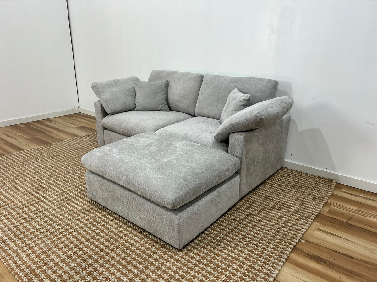 Nest | Light Grey | Sofa | 2pc + Ottoman