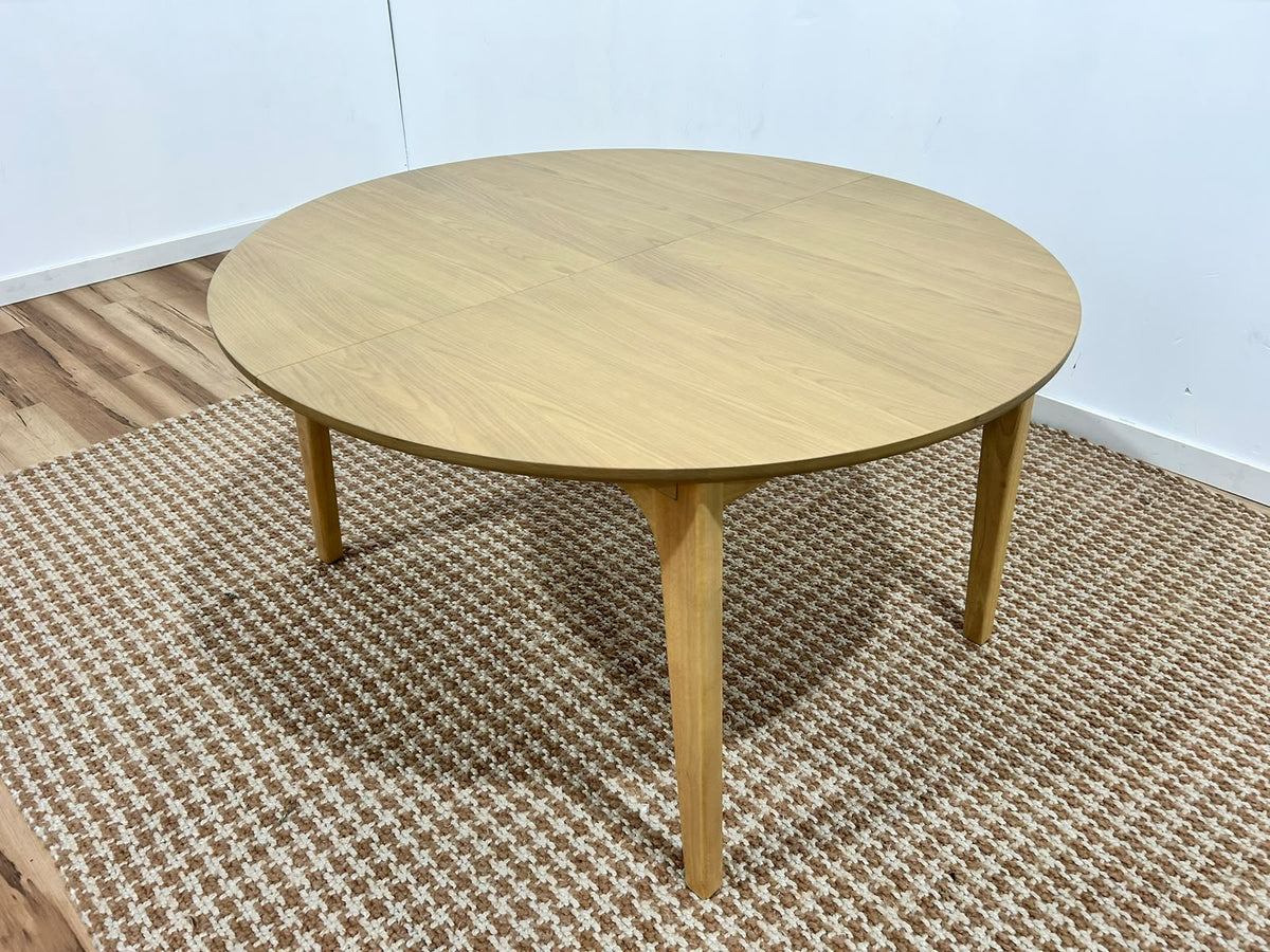 55" - 74.75" Extendable Dining Table - White Oak