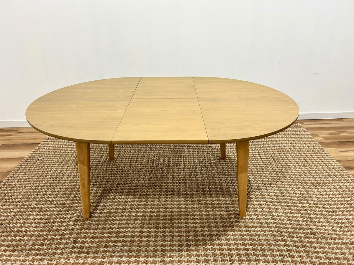 55" - 74.75" Extendable Dining Table - White Oak
