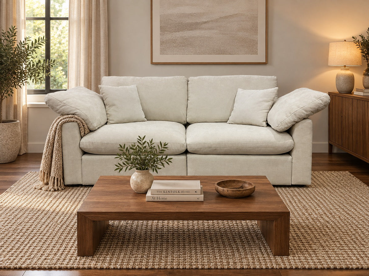 Nest | Cream | Sofa | 2pc