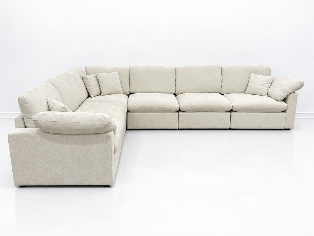 Nest | Cream | Corner Sectional | 6pc Corner